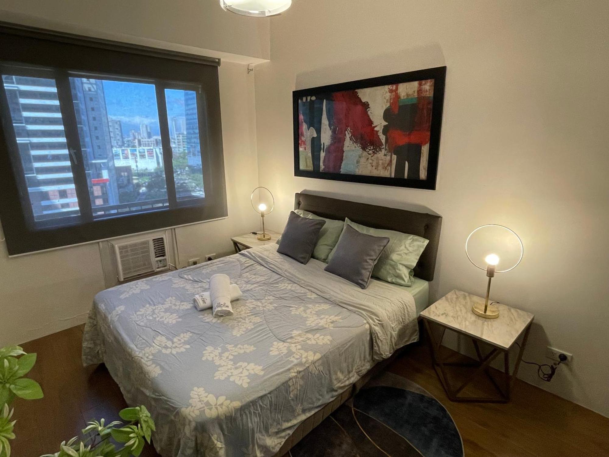 Spacious 1 Bedroom Unit Forbeswood Heights Taguig Buitenkant foto